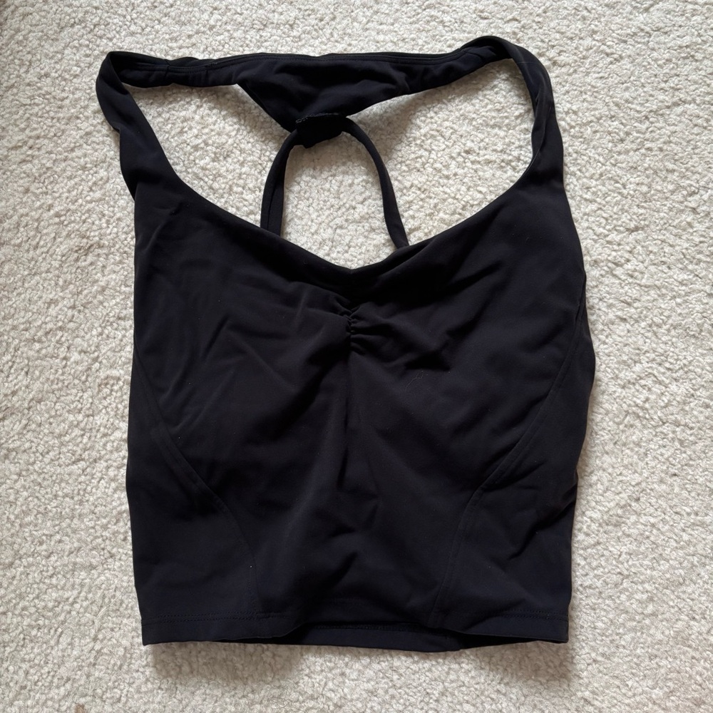 Buffbunny karma crop LONG - black - size medium